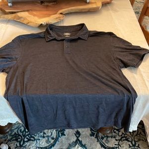 Bass, large, men’s collared T-shirt